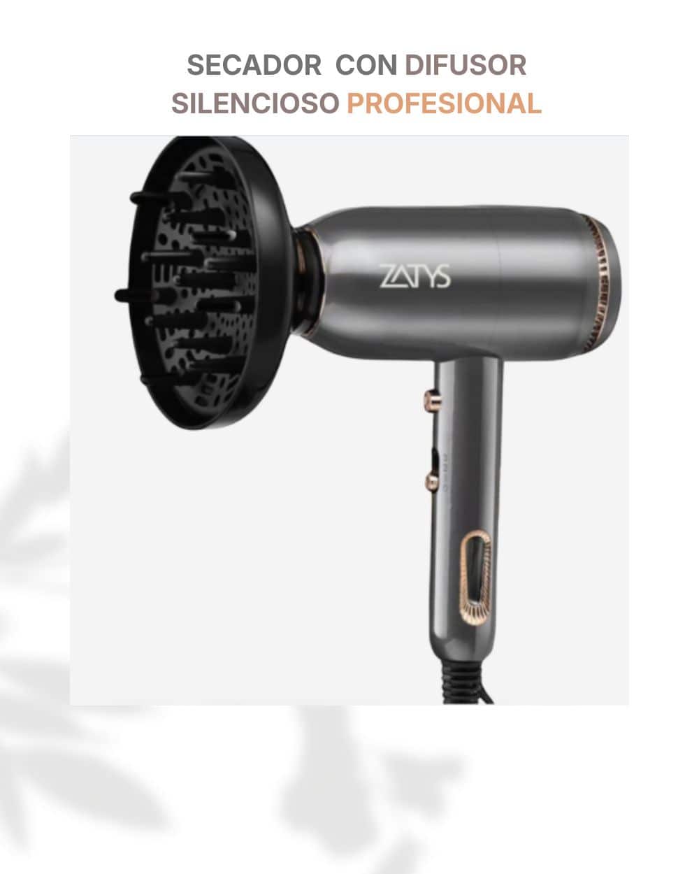 Secador Profesional Con Difusor Silencio - Imagen 2