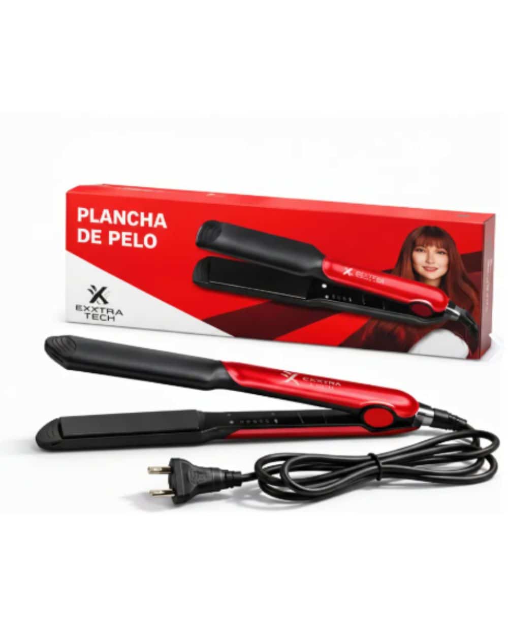 Plancha de pelo Liso, brillante y sin frizz al instante